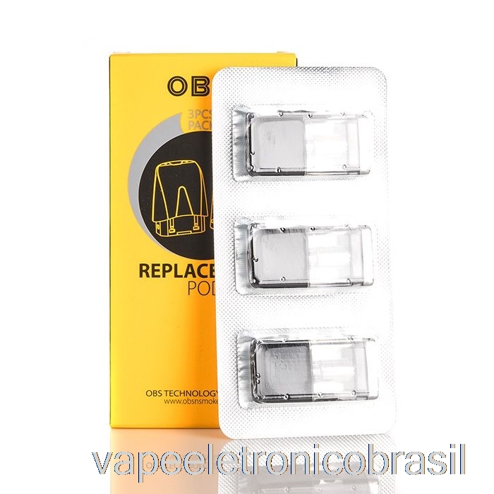 Vape Eletrônico Obs Land Pods De Substituição 1.5ml Pod Recarregável Terrestre